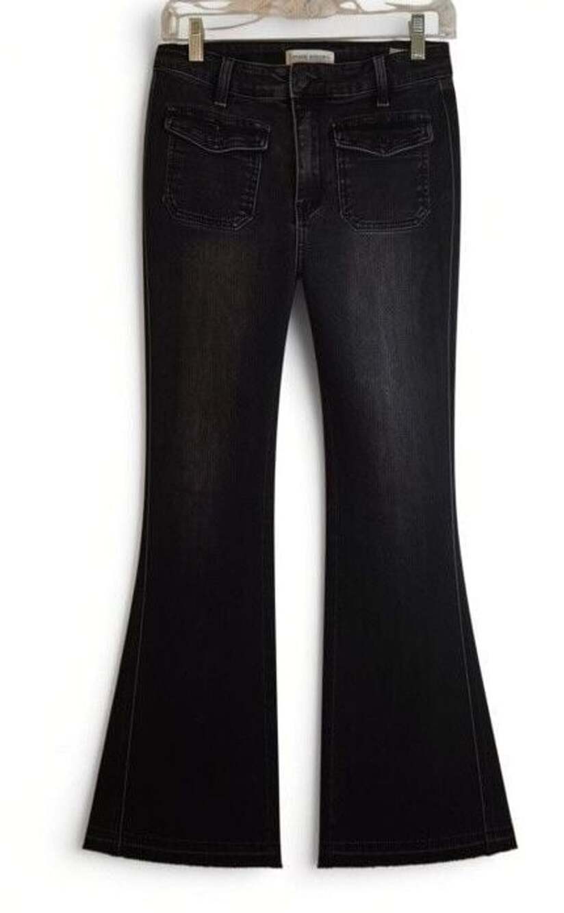 Flying Monkey High Rise Flare Black Jeans Size 27